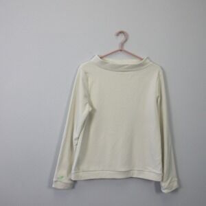 Dudley Stephens Sweatshirt Fleece Pullover Women M Ivory Tuckernuck Lounge 242